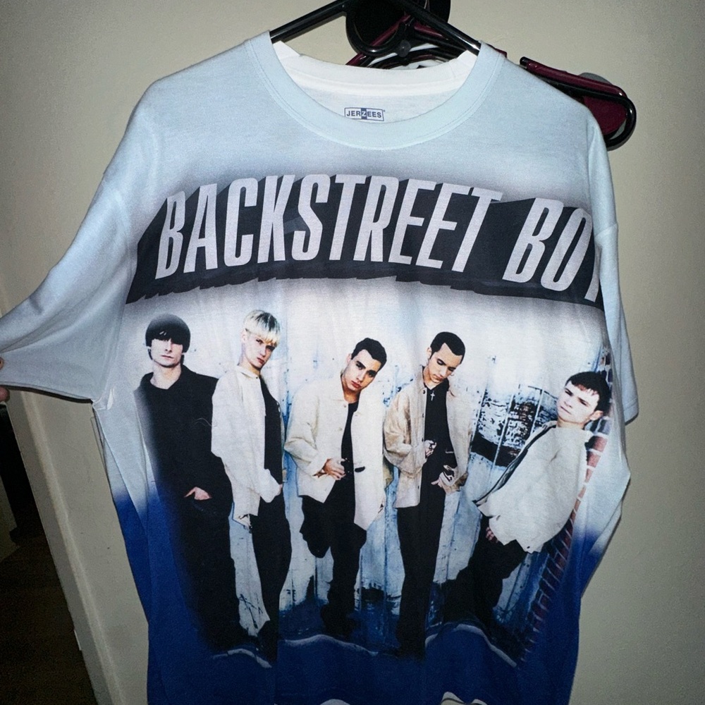 Jerzees Blue and White Short Sleeve Tees